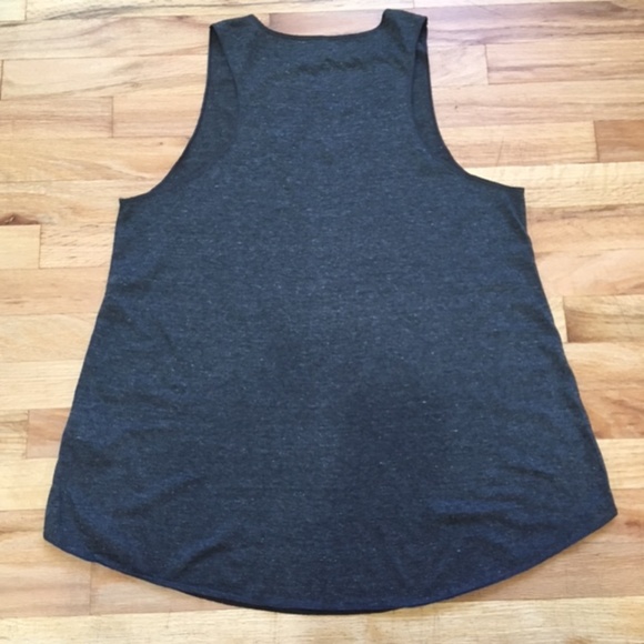 NWOT, Women Sleeveless Tank Top,100% Polyester, Grey, “Unicorn” silkscreen - Picture 3 of 6